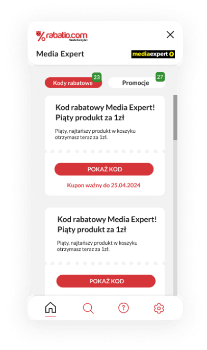 Rabatio Chrome extension